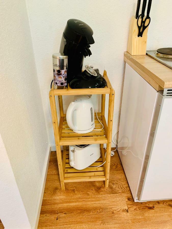 Direkte Uninaehe: Ferienwohnung Mit Grossem Doppelbett, Kuechenzeile Und Neu Renoviertem Badezimmer Homburg  Bagian luar foto